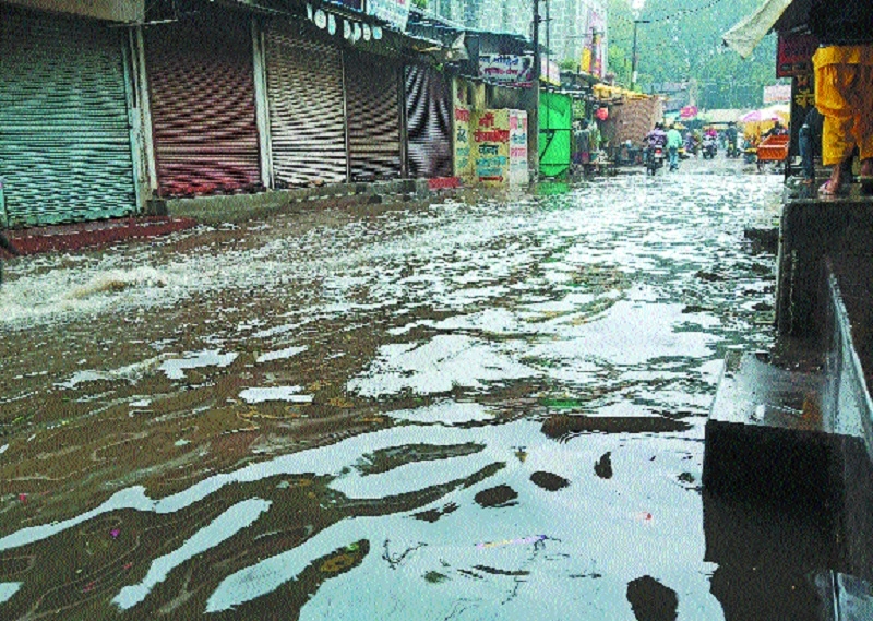 Unseasonal rain hailstorm