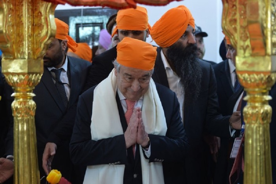 UN chief visits Kartarpur