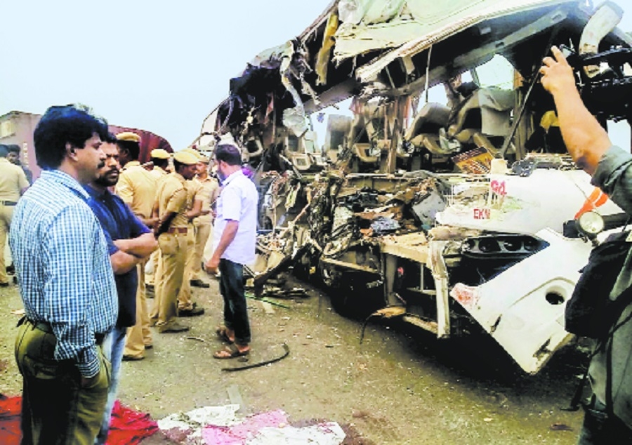 20 killed in TN bus misha