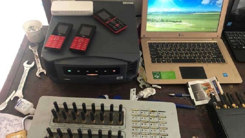 Illegal VoIP exchanges bu