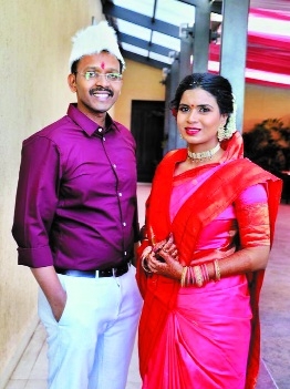Rahul Patil and Tejaswini