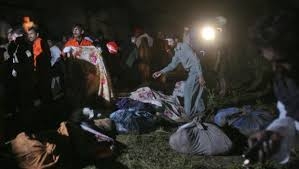 Bodies of accident victim