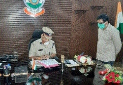 IPS Ajay Yadav in office_