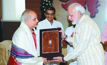 modi with jasraj_1&nbsp;&