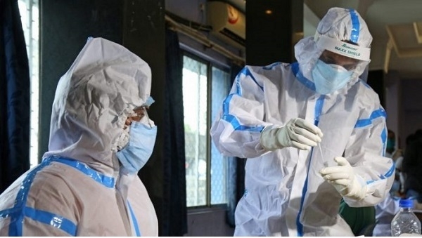 COVID-19 tally in India p