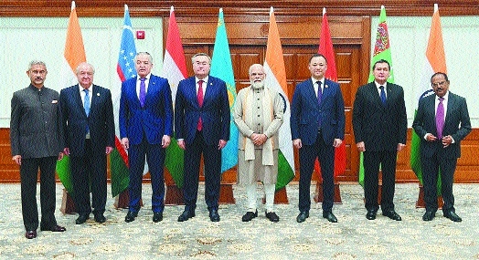 Foreign Ministers of 5 Central Asian countries call on PM - The Hitavada