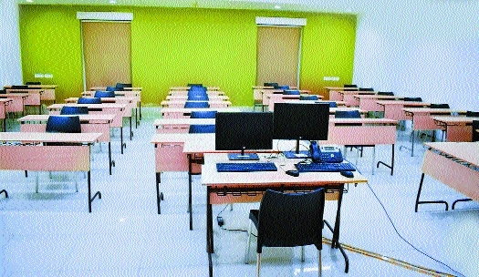 A well sanitized classroo