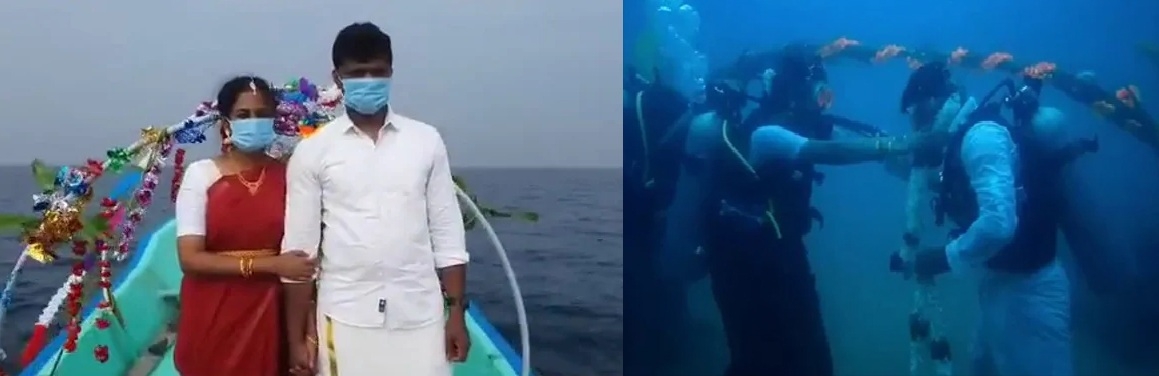 couple marrige in water_1