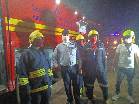 The team of AAI firemen _