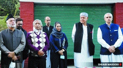 Members of the Gupkar all