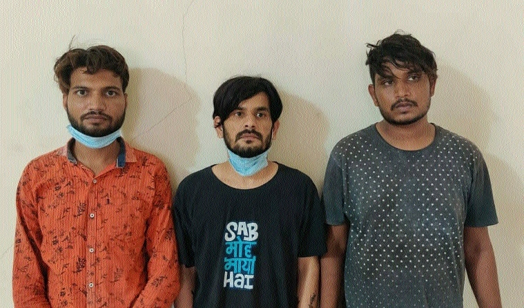 Accused arrested by polic