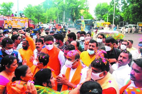 Jan Ashirwad Yatra of Vir