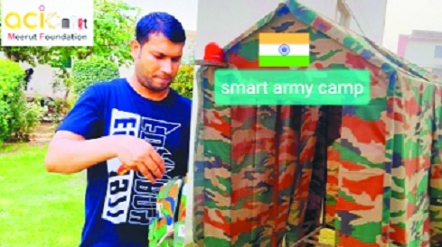 Young inventor develops smart Army camp