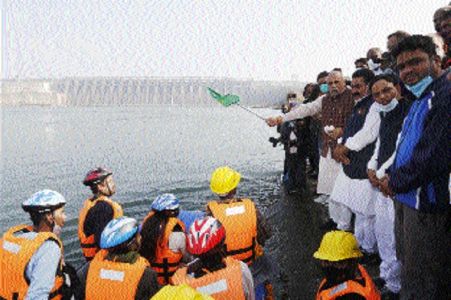 River Rafting inaugurated at Bargi Dam