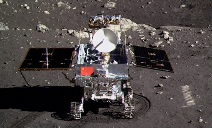 1/30 Chang 'E IV Simulation Alloy  Lunar Lander Metal Rover Aerospace Model Toys 