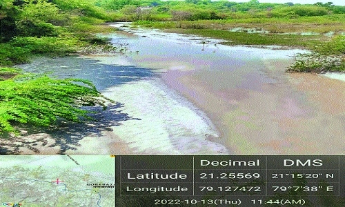 fly ash,Kanhan river