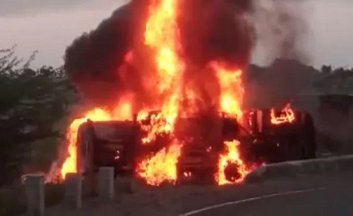 petrol tanker blast 