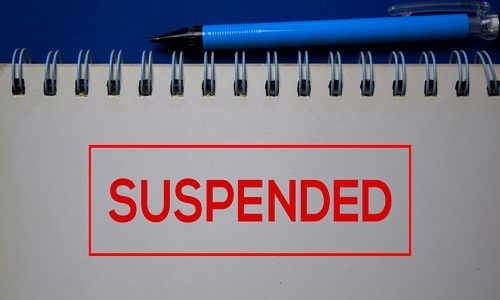 suspended for ragging 