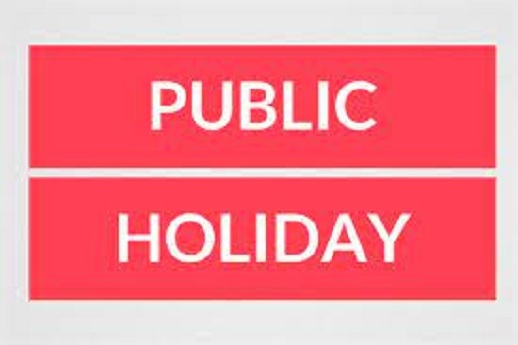 Public holiday today