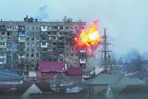 explosion is seen 