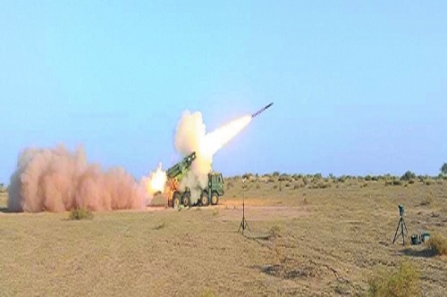 Extended Range Pinaka rocket system test-fired successfully - The Hitavada