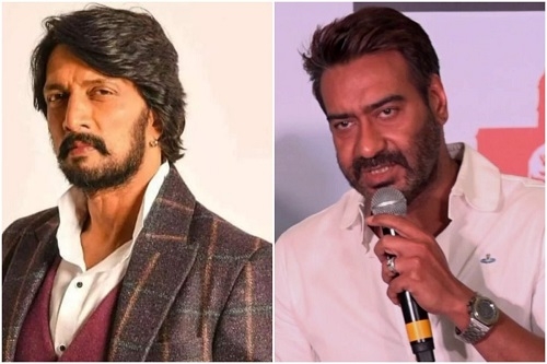 Ajay Devgn, Sudeep banter