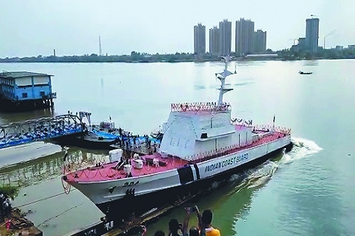 Fast patrol vessel ICGS