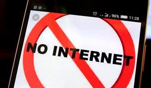 Mobile Internet suspended 