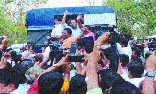 City Cong protests 