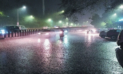 60.4 mm rainfall in city