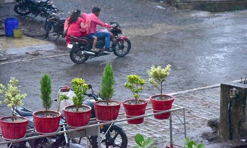 Sudden showers catch residents by surprise, bring respite