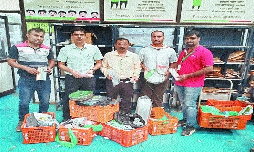 1,400 kg single-use plastic  seized