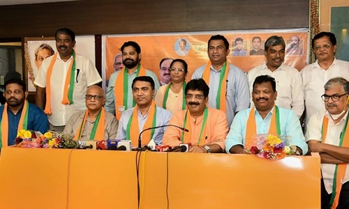 BJP MLAs from Goa