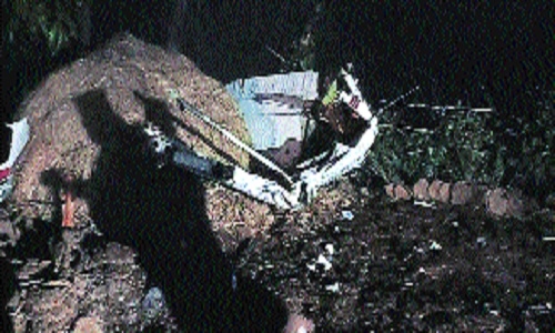 Cessna Trainer Aircraft Crashes In Rewa Pilot Killed Trainee Injured 