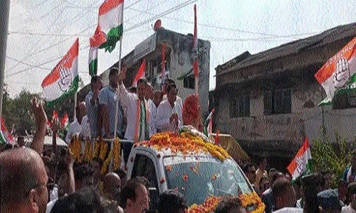 Supporters take out rally as Kamal Nath files nomination - Vimarsana News