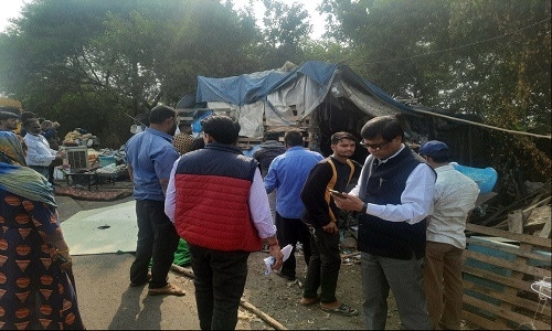 Encroachment razed from Green Belt area - Vimarsana News
