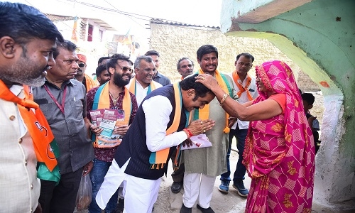 West Assembly: BJP's Rakesh Singh promises land regularisation - Vimarsana News