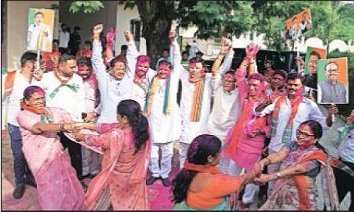 GP Elections BJP, Congress both claim 'thumping' win - Vimarsana News