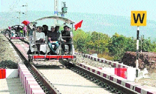 Barkheda-Budhni third rail line
