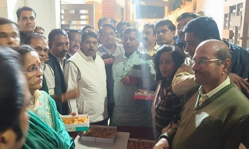 Celebrations at BJP's city office... - Vimarsana News