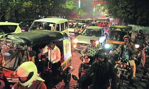 called traffic jam