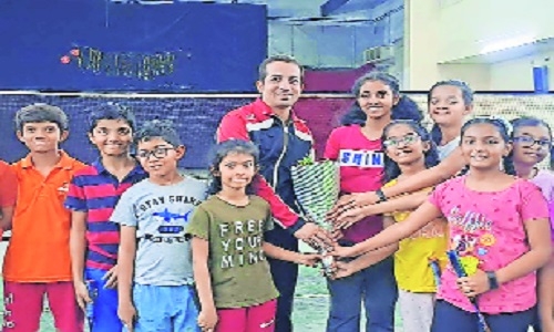 Badminton camp begins - Vimarsana News