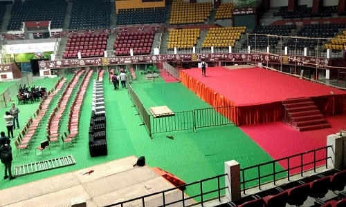 Anticipation builds Indoor Stadium 