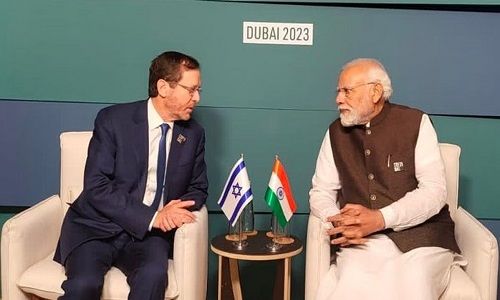 PM Modi meets Israeli President, bats for early resolution to Palestine issue