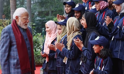 PM Modi interacts with students from J&K - Vimarsana News