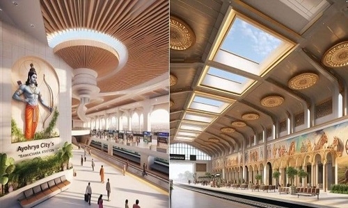 railway station, airport in Ayodhya 