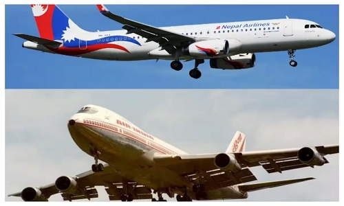 Nepal Airlines aircraft 