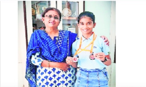 Larisha wins silver in district skating - Vimarsana News