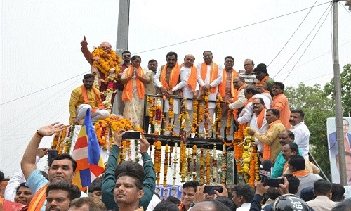 Political leaders from city remember Dr Ambedkar on birth anniversary - Vimarsana News