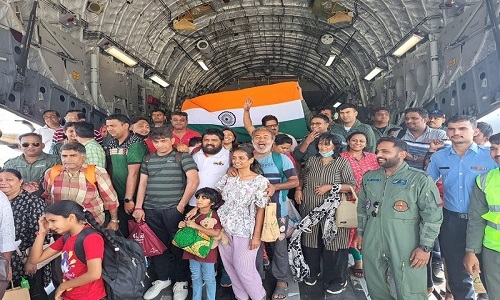 IAF plane with 246 Indians